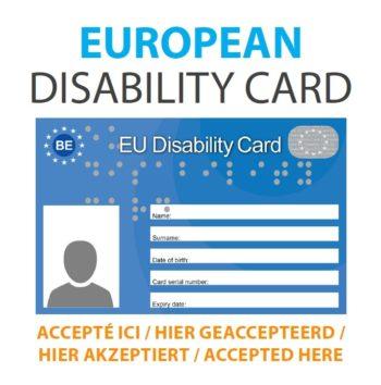 EUROPEAN DISABILITY CARD